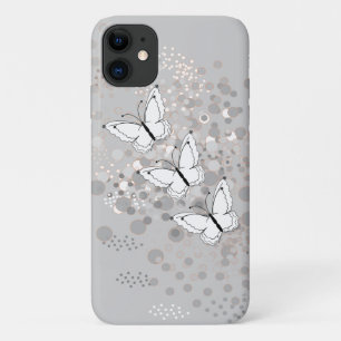 Etui iPhone Case-Mate iPhone blanc 6/6s de trois papillons