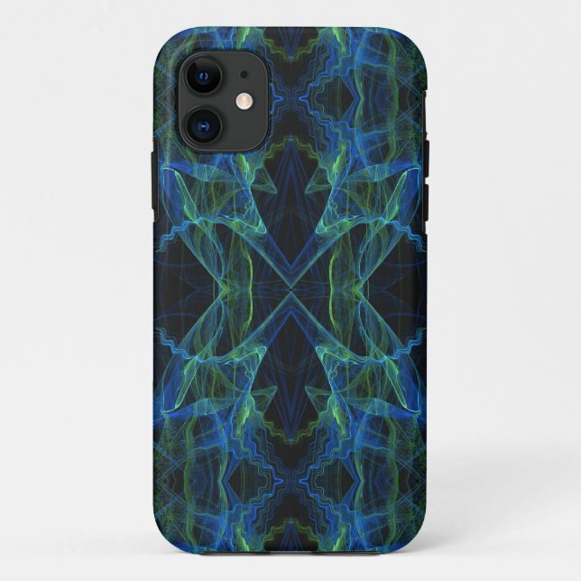 Coques Case-Mate iPhone Iphone bleu, vert et noir 5 Coque-Mate personnalis (Dos)