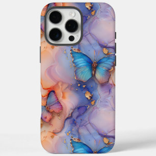 Coque iPhone 16 Pro Max iPhone Boho Butterfly Marble unique