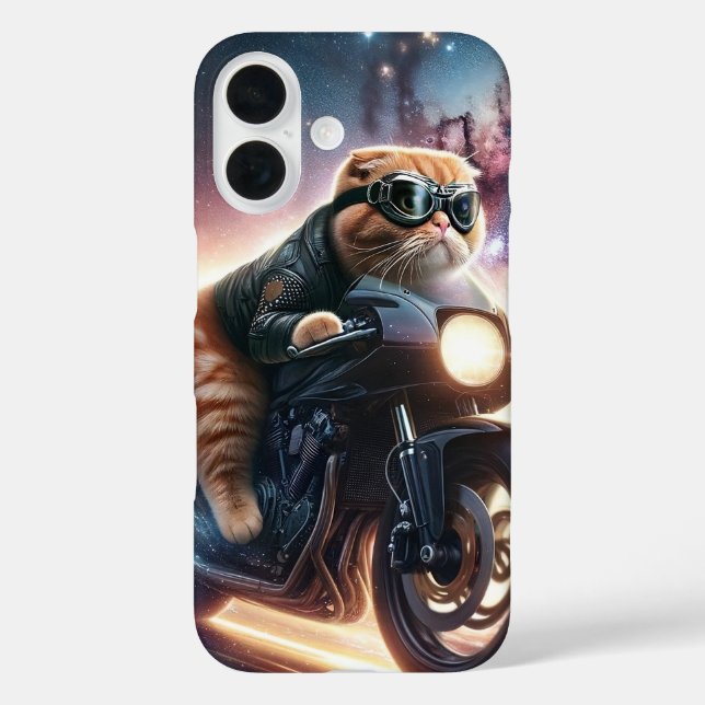 COQUES Case-Mate iPhone IPHONE CASE CAT ON MOTORCYCLE (Verso)
