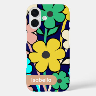 Coque Pour iPhone 16 iPhone case floral colorful pattern aesthetic