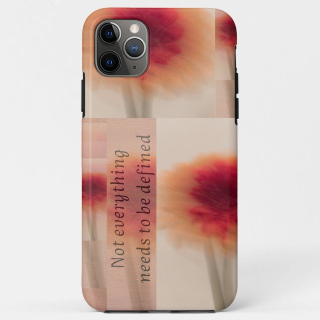 Coques Case-Mate iPhone iPhone Case | Protective Floral Quote Design (Dos)
