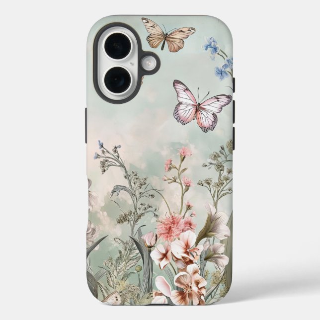 Coques Case-Mate iPhone  iPhone Case with flowers. (Verso)
