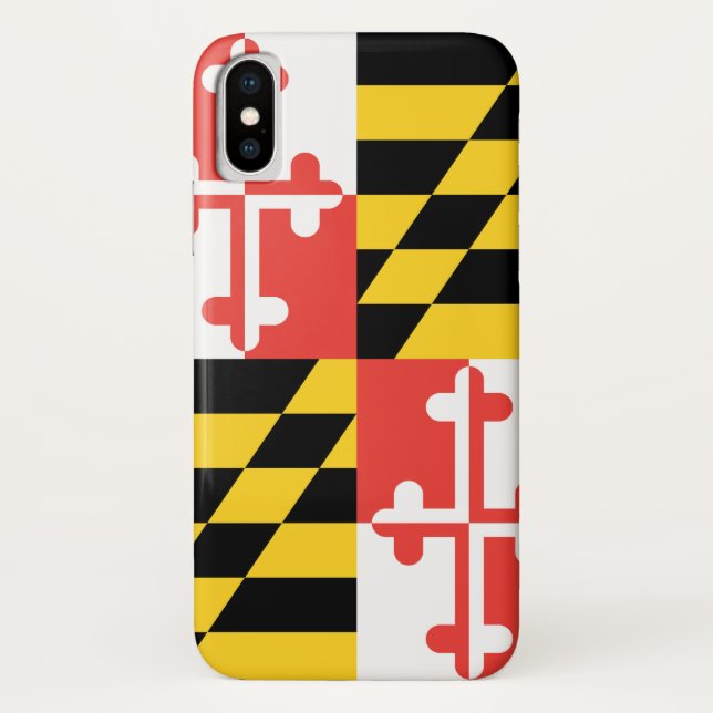 Coques Case-Mate iPhone iPhone/coque ipad de drapeau du Maryland (Dos)