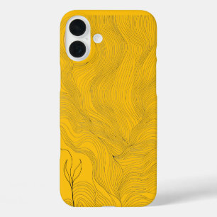Coque Pour iPhone 16 Plus iPhone/coque ipad rayé abstrait simplifié