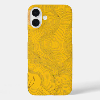 Coque Pour iPhone 16 Plus iPhone/coque ipad rayé abstrait simplifié