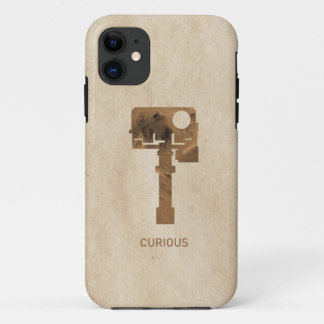 Coques Pour iPhone iPhone curieux - brun