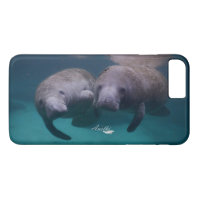iPhone de 2 amis de lamantin 8/7 cas