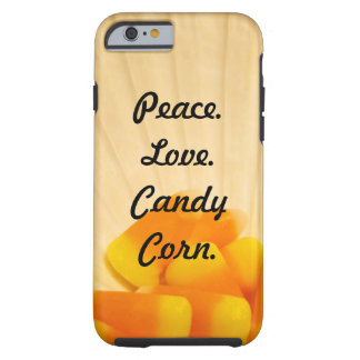 Coque iPhone 6 Tough iPhone de bonbons au maïs à amour de paix 6