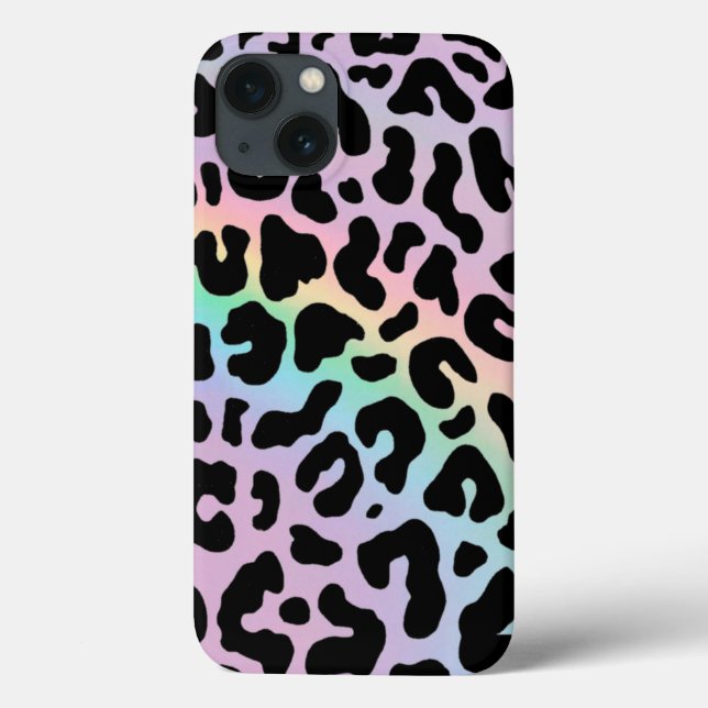 Coques Case-Mate iPhone iphone de guépard d'arc-en-ciel 7/8 cas (Verso)