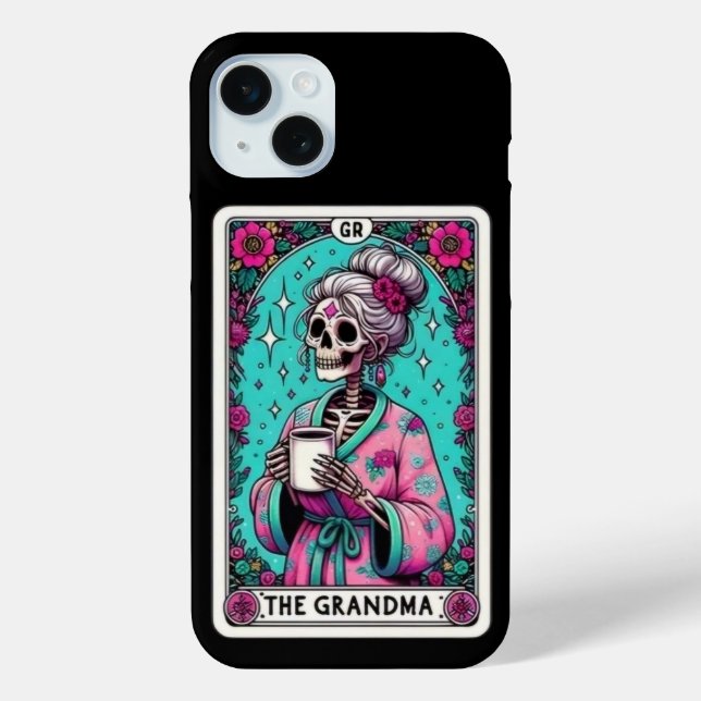 Coques Case-Mate iPhone iPhone de la collection Grandma Tarot Card (Verso)