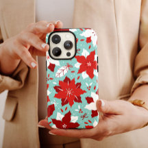 iPhone de Noël Poinsettia | Poinsettia iPhone