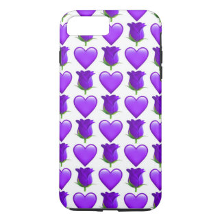 Case-Mate iPhone Case iPhone d'Emoji de rose de pourpre 8/7 cas plus de