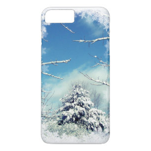 Coque iPhone 8 Plus/7 Plus iPhone du pays des merveilles d'hiver 8/7 cas plus