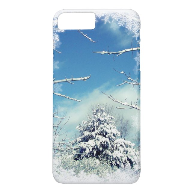 Coques Case-Mate iPhone iPhone du pays des merveilles d'hiver 8/7 cas plus (Dos)