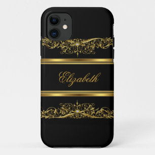 Coque Case-Mate iPhone iPhone Élégant Classe Or Floral