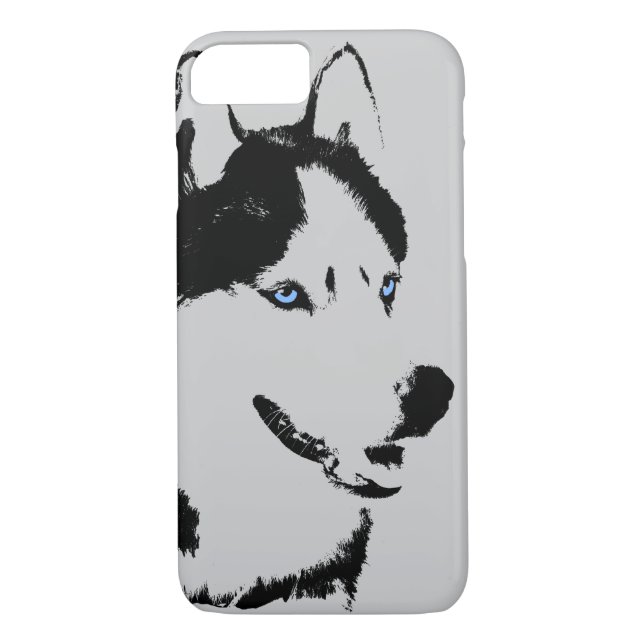 Coques Case-Mate iPhone iPhone enroué 7 cas de Malamute de chien de (Dos)