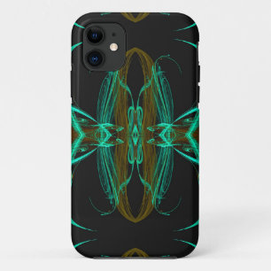 Coque Case-Mate Pour iPhone Iphone Fractal Vert 5 Coque-Mate personnalisé ID