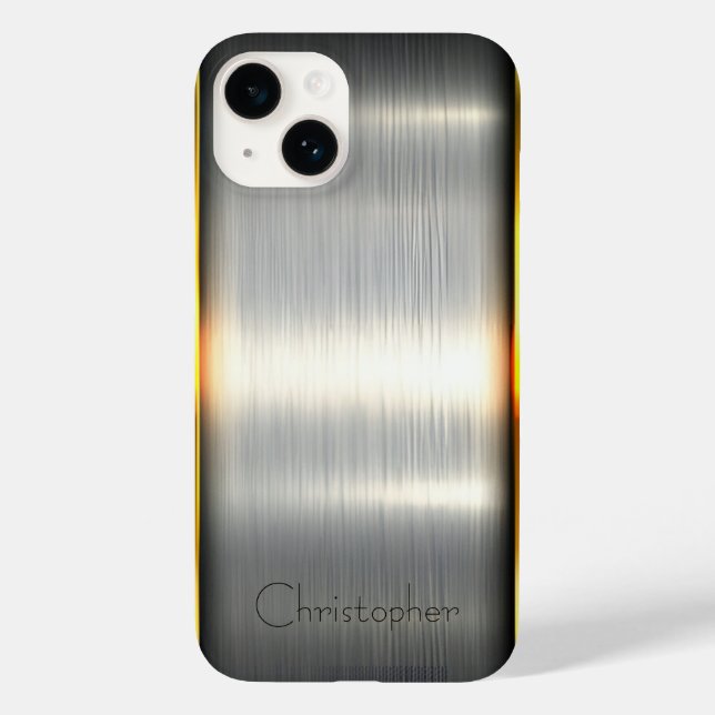 Coques Case-Mate iPhone Iphone métallique métallique métallique brillant e (Verso)