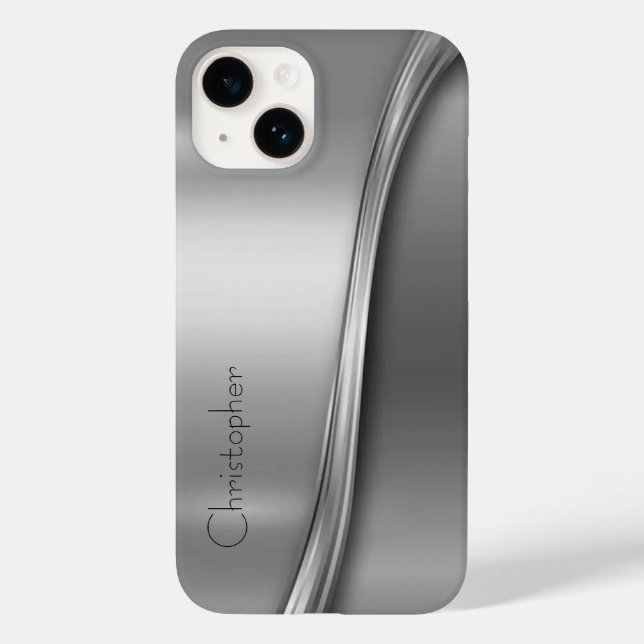 Coques Case-Mate iPhone Iphone métallique métallique métallique brillant e (Verso)