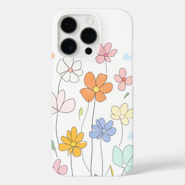 Coques Case-Mate iPhone iphone modèle floral cas téléphone (Verso)