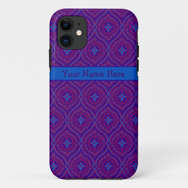Coques Case-Mate iPhone Iphone personnalisé 5 Coque-Mate violet, Motif ble (Dos)