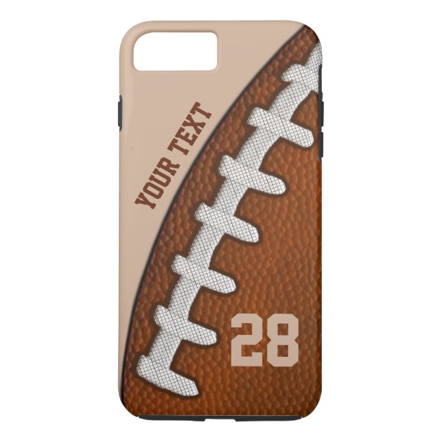 Coques Case-Mate iPhone iPhone PERSONNALISÉ DUR du football 7 cas PLUS (Dos)