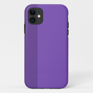 Coque iPhone 11 iPhone pourpre minimal 5 de rayure