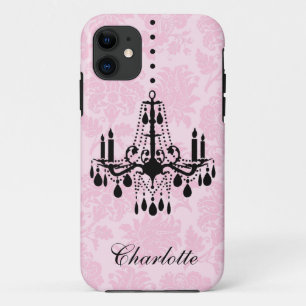 Case-Mate iPhone Case iPhone rose 5Case-Mate de lustre de damassé