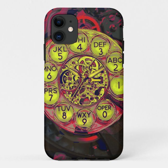 Coques Case-Mate iPhone iphone rotatoire de style de steampunk (Dos)