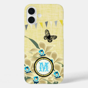 Coque Pour iPhone 16 Plus Iphone Vintage orchidée de Bunogram