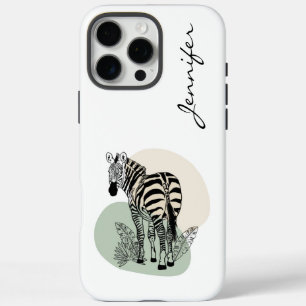 Coque iPhone 16 Pro Max iPhone Zebra moderne