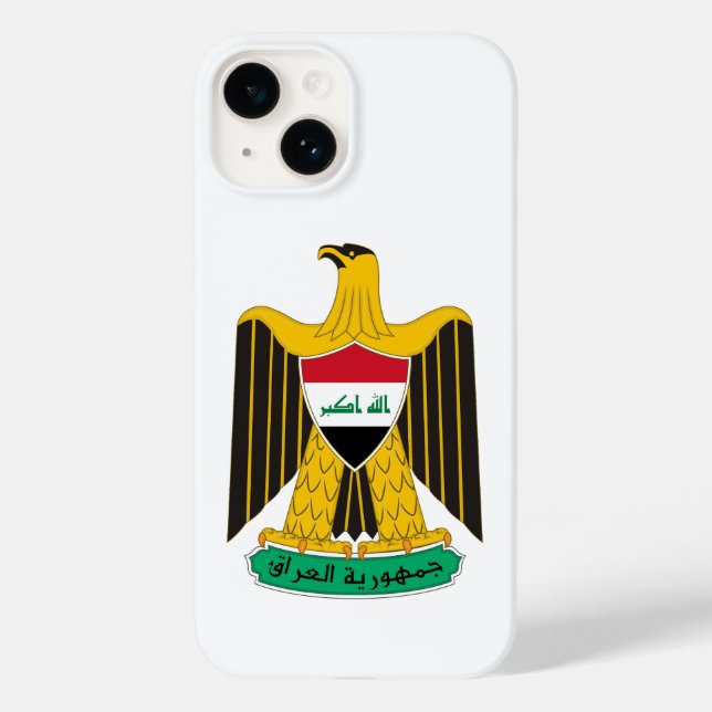 Coques Case-Mate iPhone Irak pays blason armoiries symbole emblème drapeau (Verso)