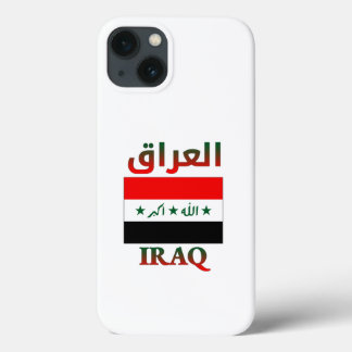 Case-Mate iPhone Case Iraq Flag ا ل ع ا ر Arabic & English WordArt