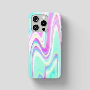 Coque Case-Mate iPhone Iridescente Holographique Liquide Swirl