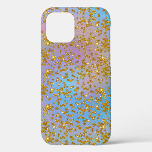 Case-Mate iPhone Case Iridescente Spirale et Parties scintillant d'or Co
