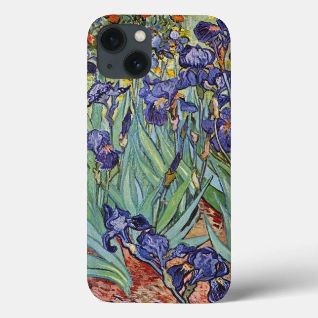 Coques Case-Mate iPhone Iris de Van Gogh Peinture Impressionniste (Verso)