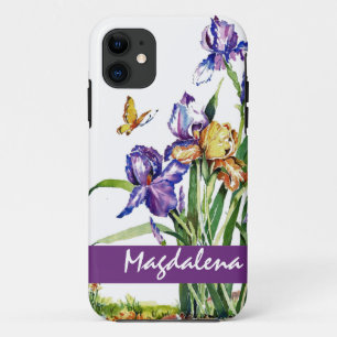 Coque iPhone 11 Iris sauvages