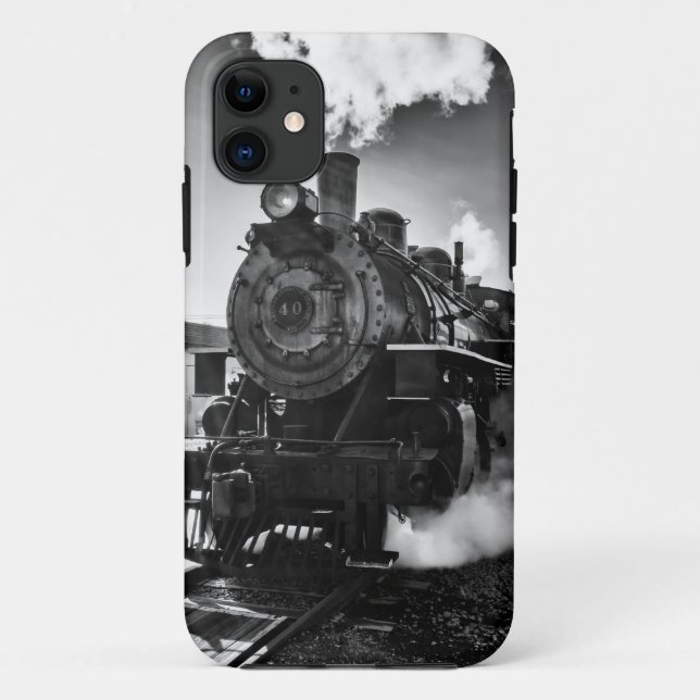 Coques Case-Mate iPhone Iron Horse - Antique Steam Train Coque-Mate iPhone (Dos)