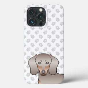 Case-Mate iPhone Case Isabella et Tan Short Hair Dachshund Tête et Patte