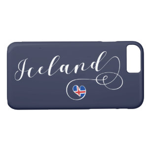 Coque iPhone 7 Islandais Cellule cardiaque, Islande