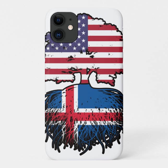 Coques Case-Mate iPhone Islande Amérique islandaise États-Unis (Dos)