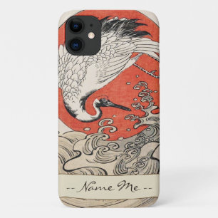 Case-Mate iPhone Case Isoda Koryusai Grue Vagues et soleil levant