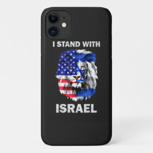 Case-Mate iPhone Case Israël et drapeau États-Unis Lion _ Je suis avec I