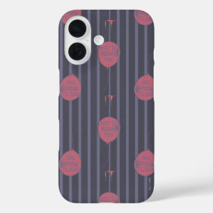 Coque Pour iPhone 16 IT - Vous flotterez trop Motif à rayures