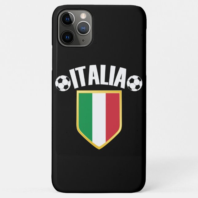 Coques Case-Mate iPhone Italia Crest Italie Drapeau Football (Dos)