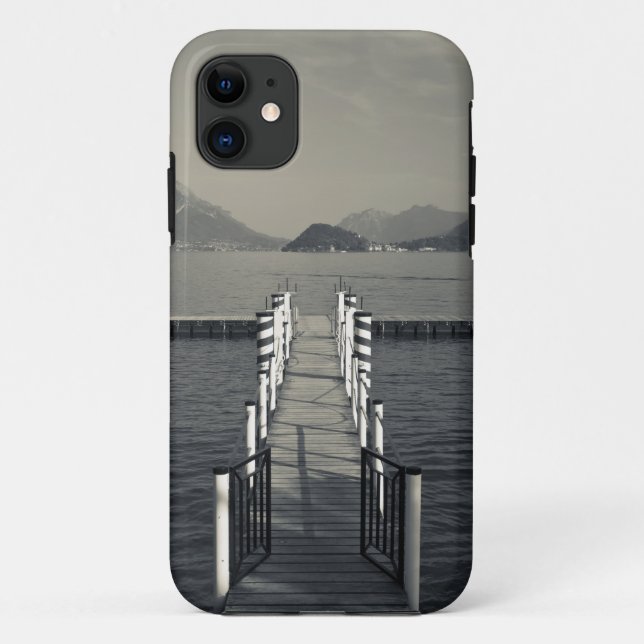 Coques Case-Mate iPhone Italie, province de Côme, Tremezzo. Jetée du lac. (Dos)