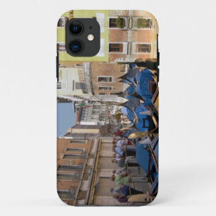 Coques Pour iPhone Italie, Venise, gondoles amarrées le long d'un can