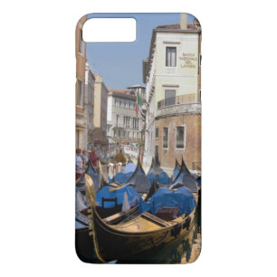 Etui iPhone Case-Mate Italie, Venise, gondoles amarrées le long d'un can