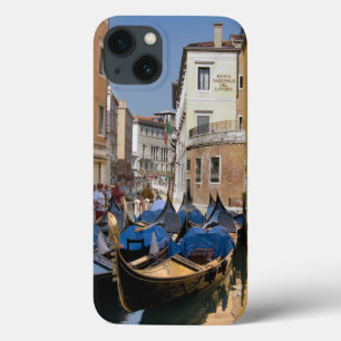 Coques Pour iPhone Italie, Venise, gondoles amarrées le long d'un can